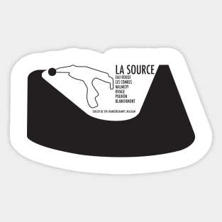 Circuit de Spa-Francorchamps La Source Sticker